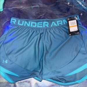 Under Armour Women's Teal Athletic Shorts